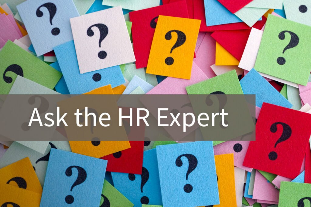 Text: "Ask the HR Expert"