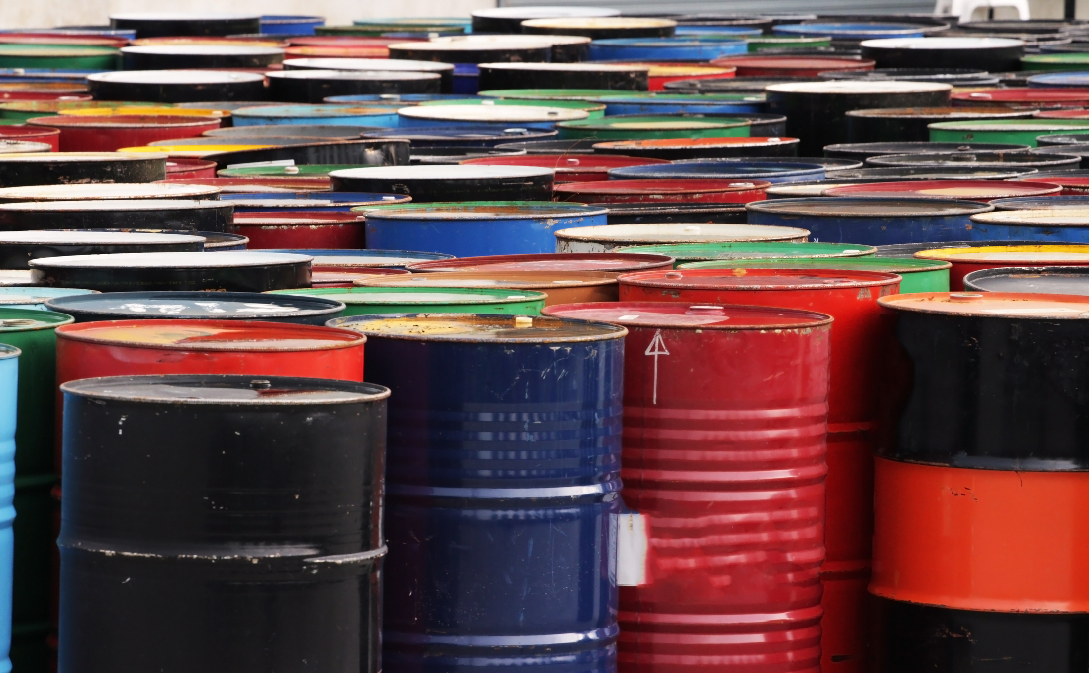 industry oil barrels