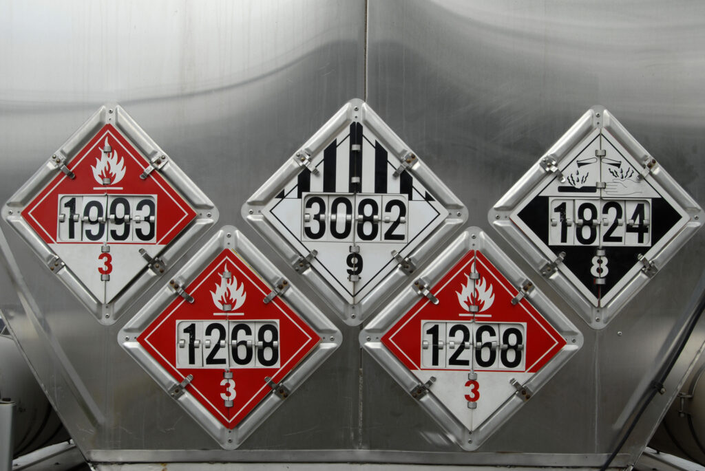 transportation placards