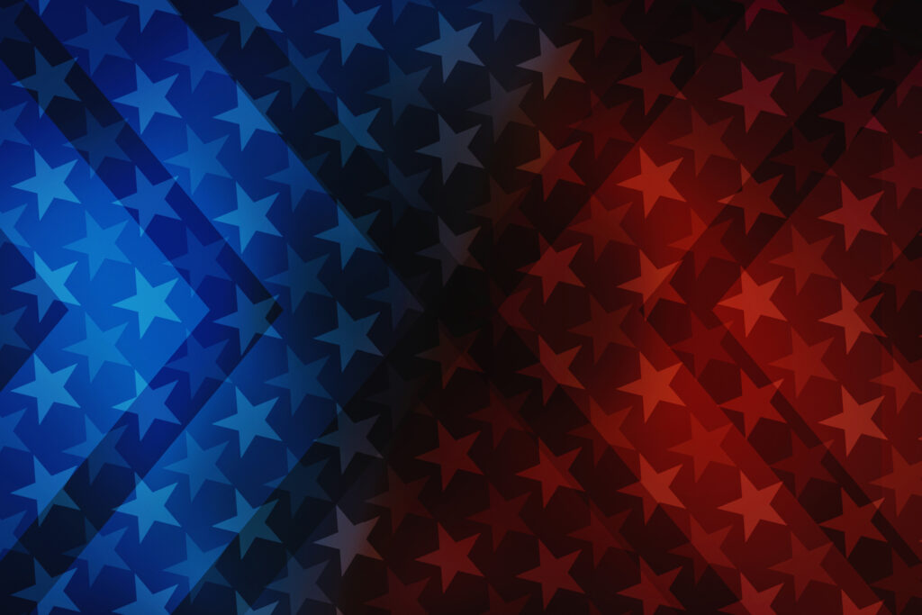 USA stars and stripes illustration background