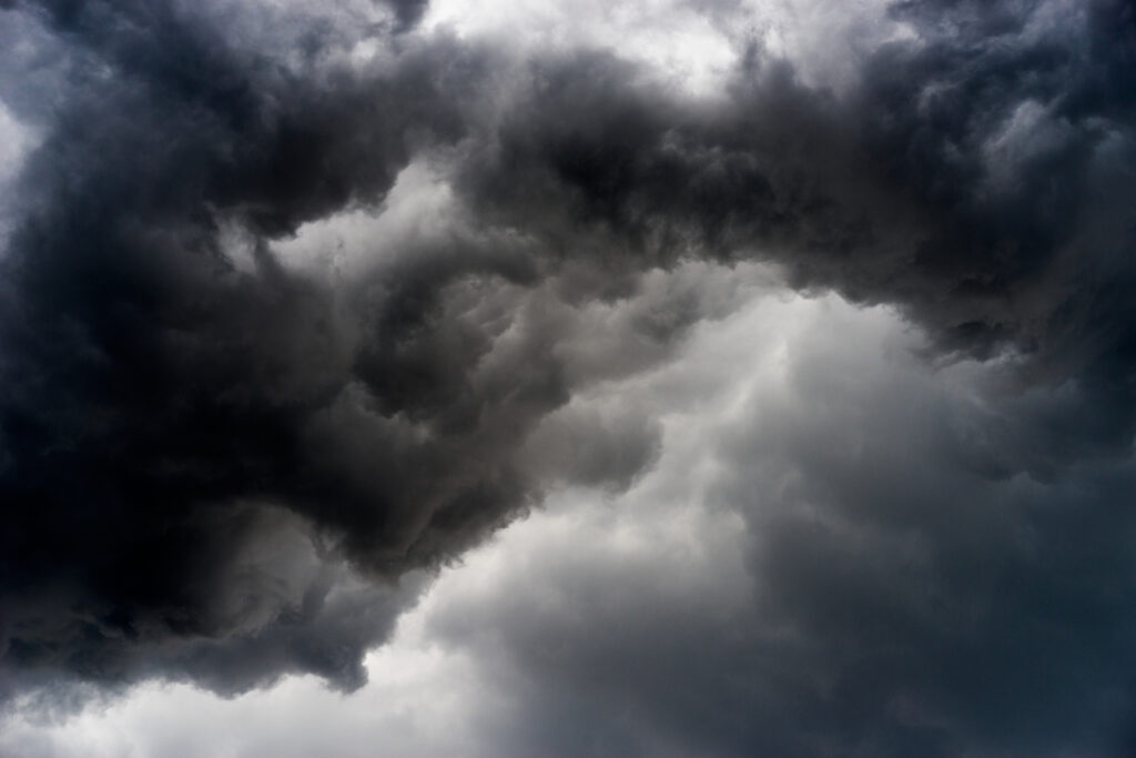 dark clouds