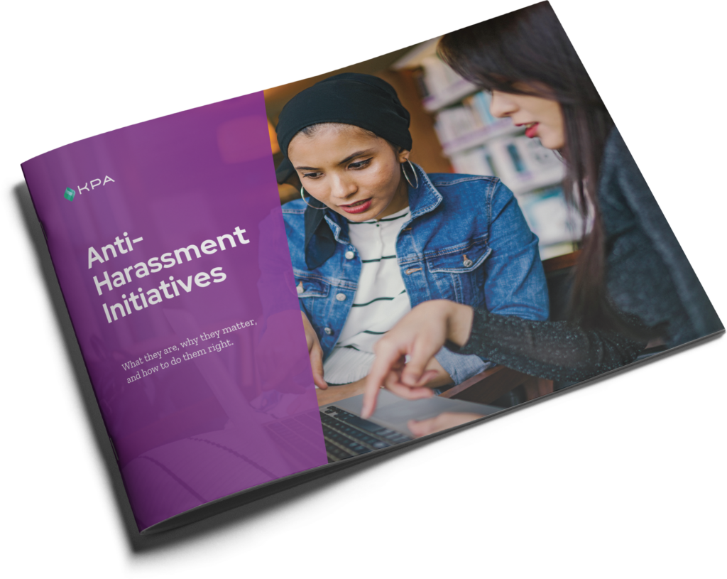 Anti-Harassment Initiatives booklet cover