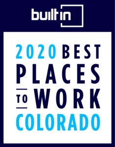 Built In 2020 Best Places to Work Colorado graphic