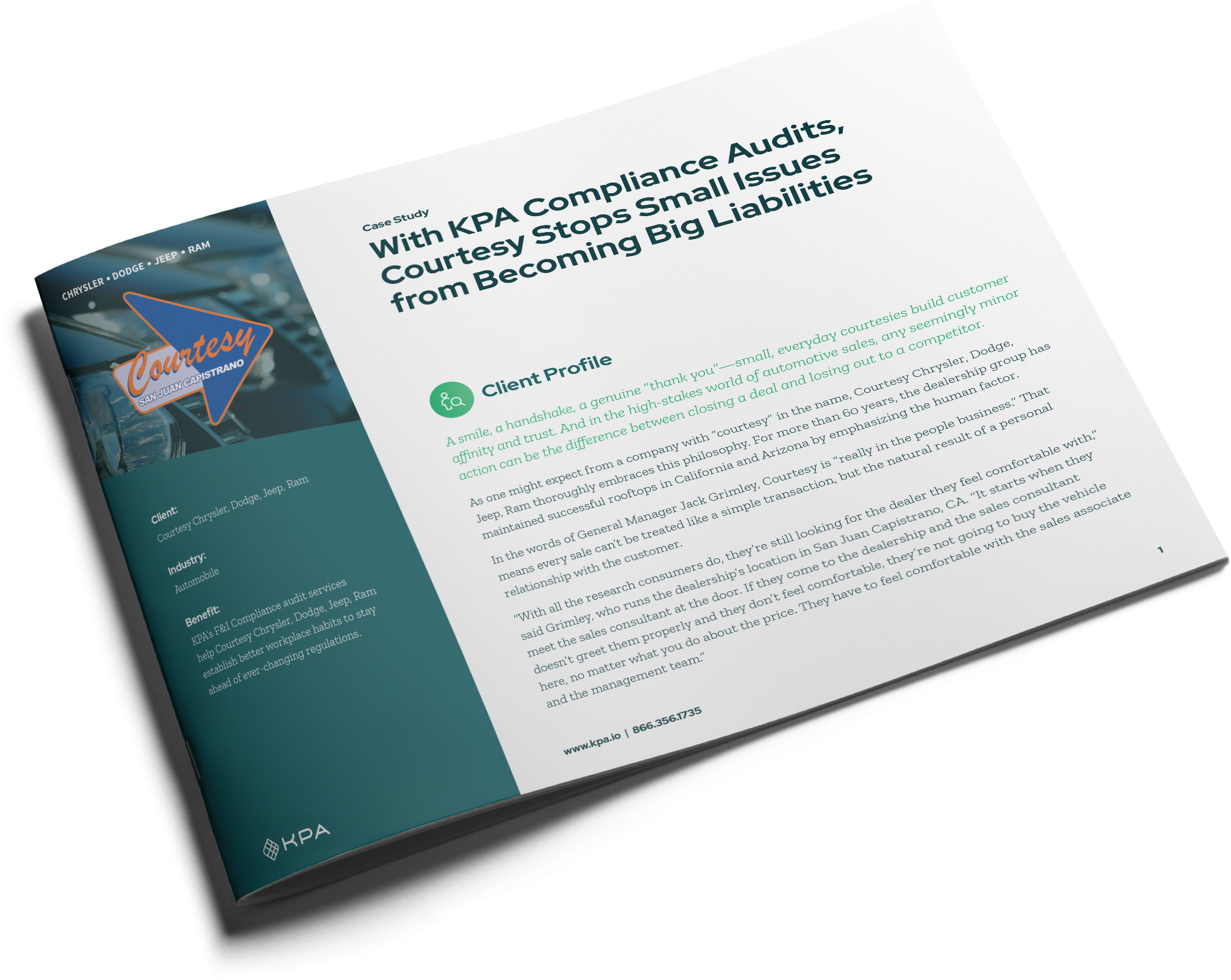 Case Study with KPA Compliance Audits