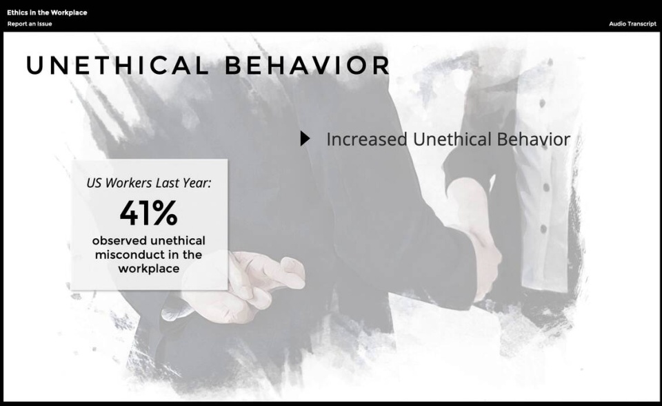 Ethics in the Workplace HR training image