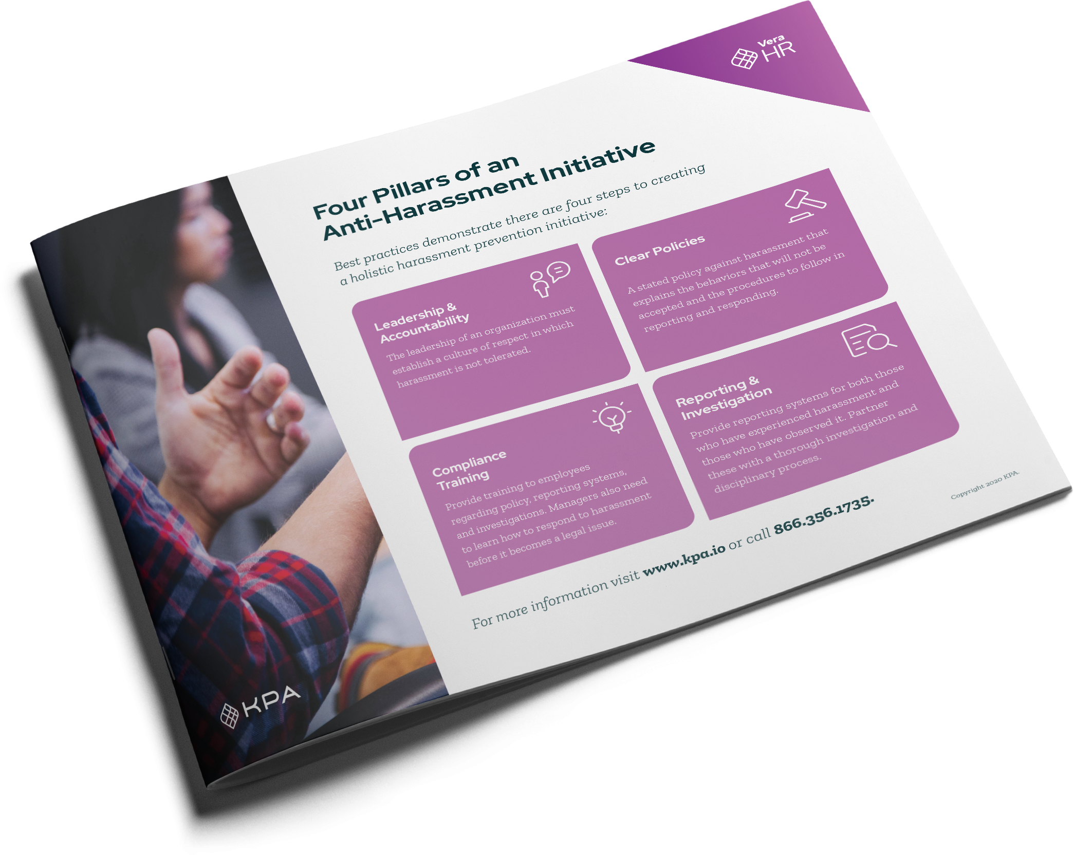 Four Pillars of an Anti-Harassment Initiative booklet cover