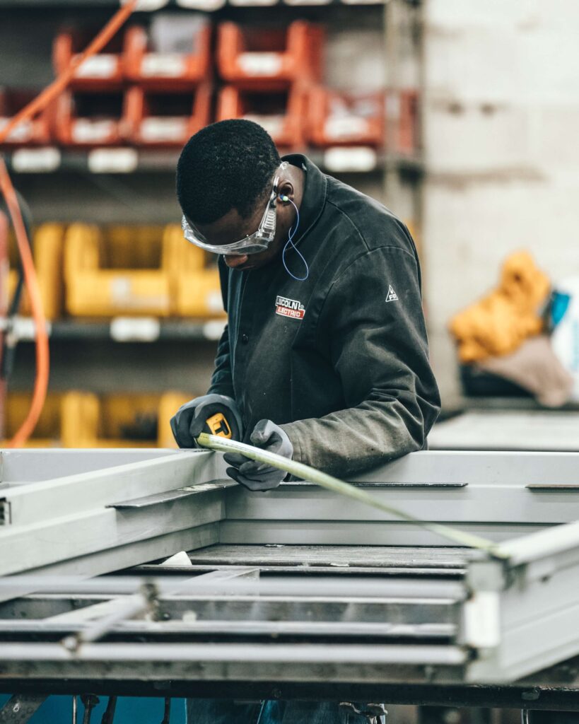worker in warehouse