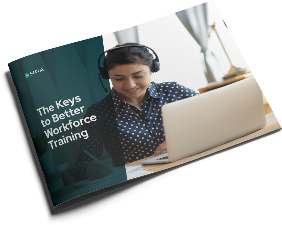 cover of the kpa keys to workforce training ebook