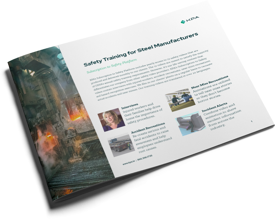 KPA - Steel Subscription to Safety Platform Datasheet - Cover