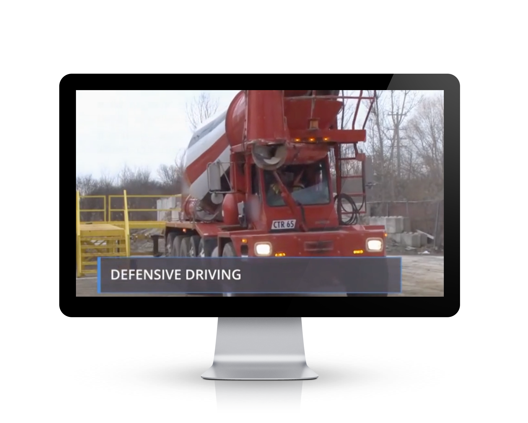 defensive driving ehs training still on a Video Base