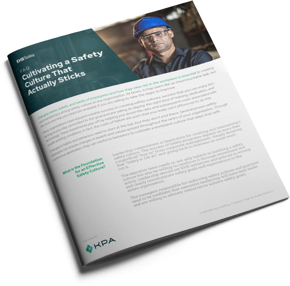 Cultivating a Safety Culture That Actually Sticks - Cover