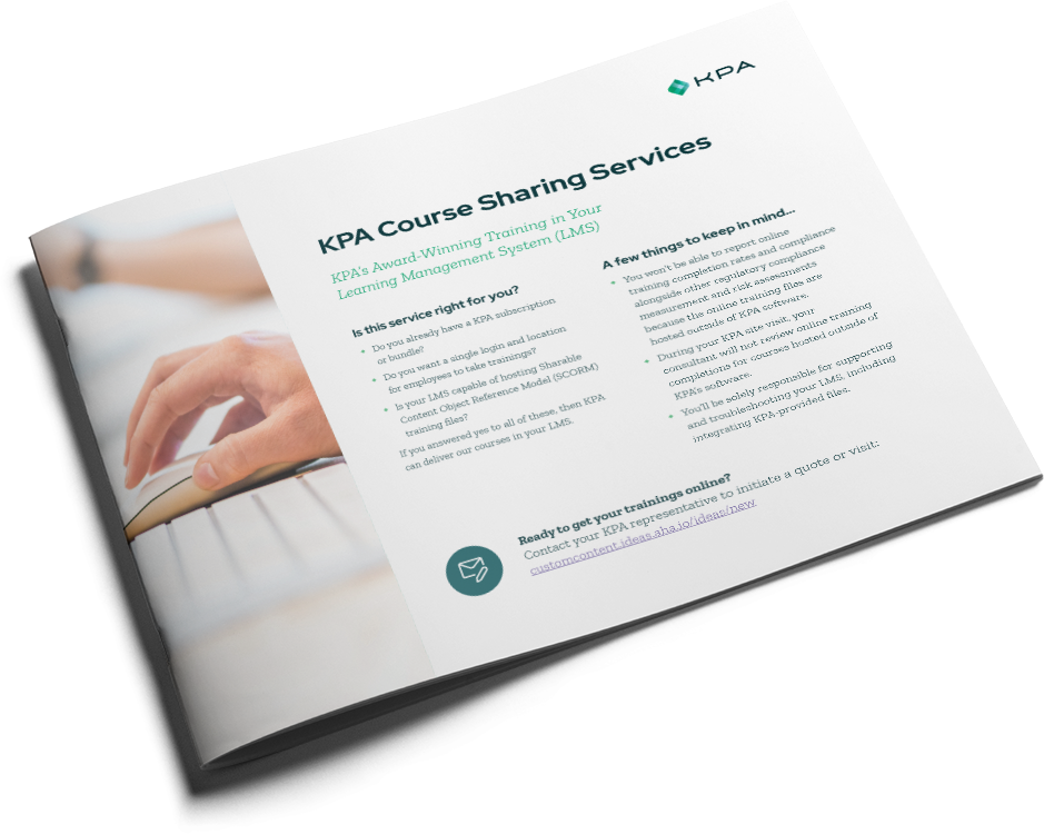 KPA Custom Content Services Datasheet Cover