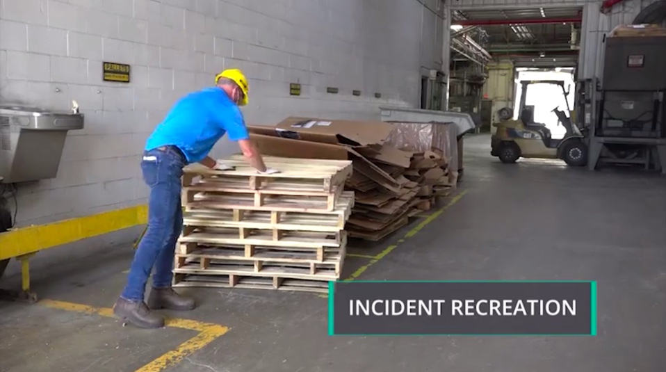 Muscle Strain Safety Incident Recreation Still