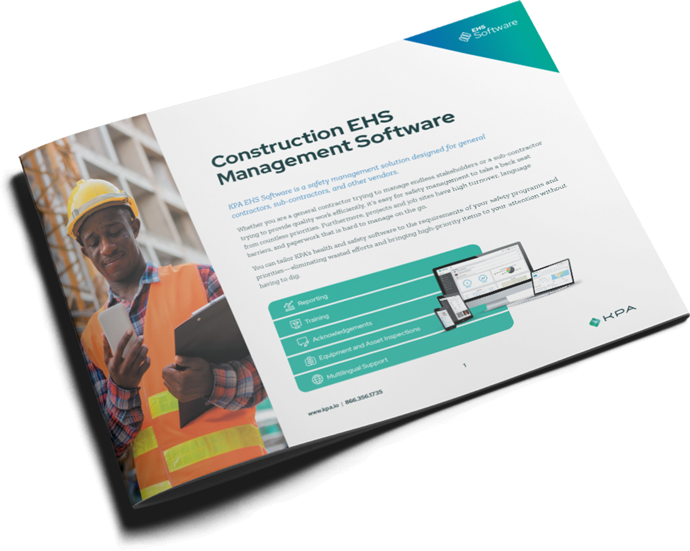 KPA EHS Solution Brief-Construction-Cover Thumbnail