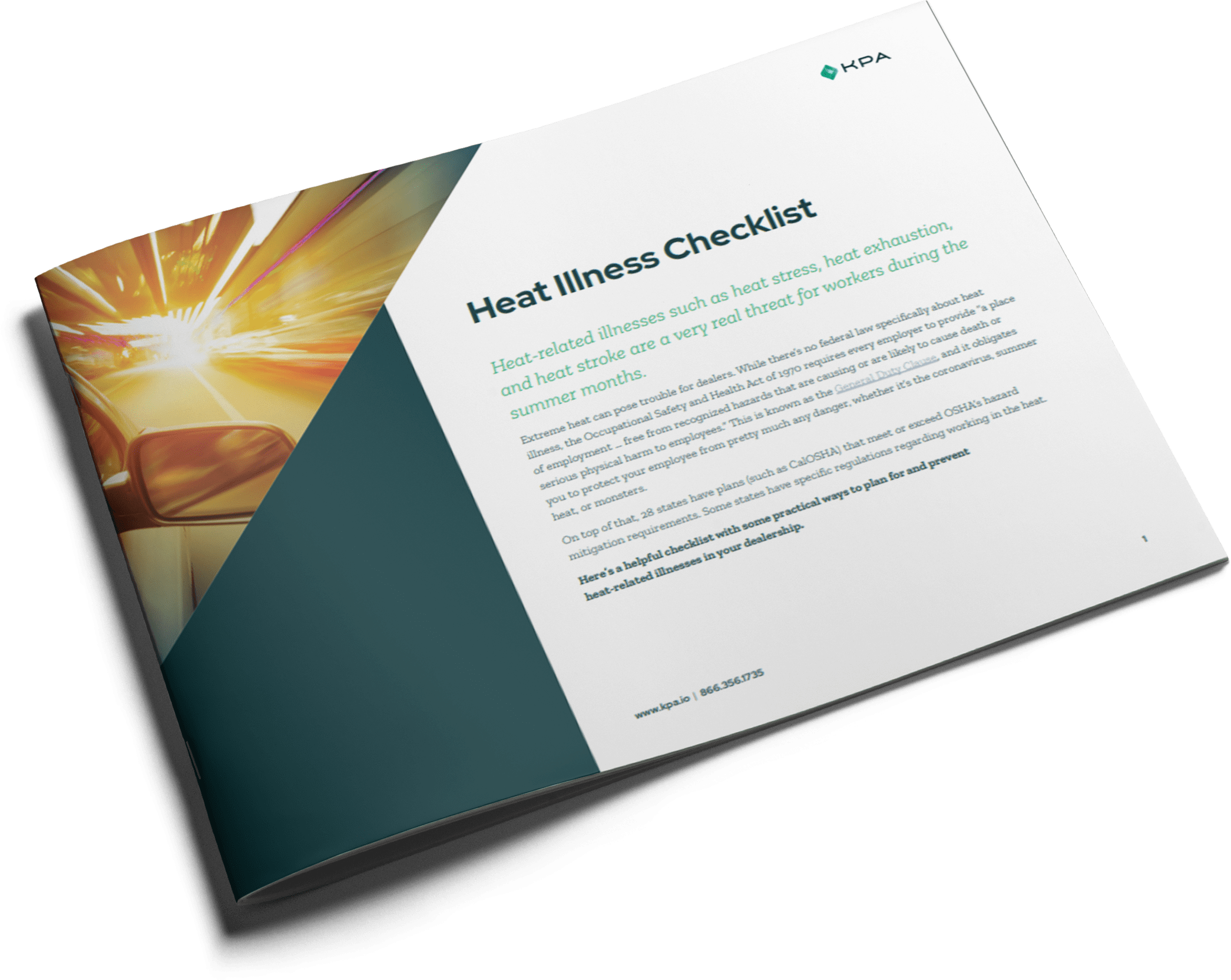 Heat Illness Checklist Auto