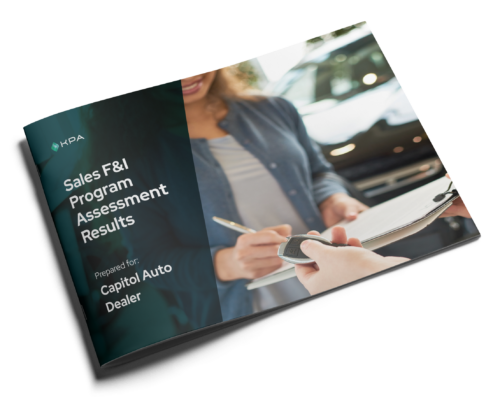 F&I program assessment customized thumb F&I program assessment customized thumb